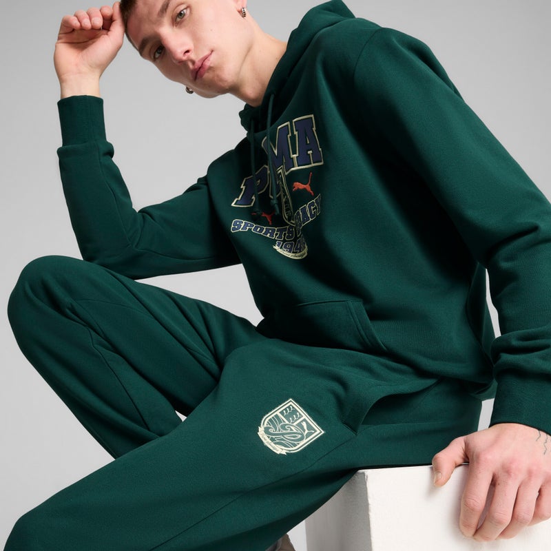 بوما بنطال رياضي SPORTS LEGACY مزين برسومات للرجال - Image 2